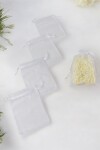 Pack x 100 - Bolsas organza 9x15 cm BLANCO