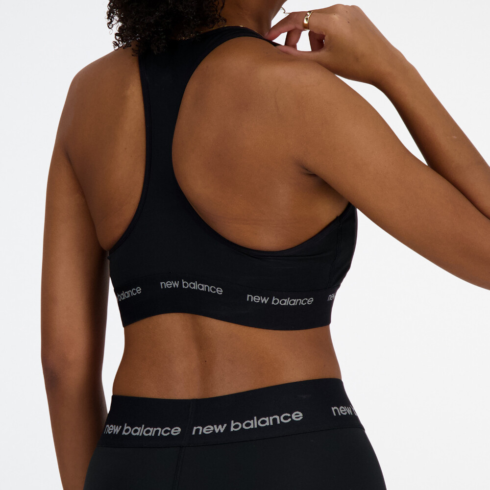 Nb Sleek Medium Support Sports Bra - Mujer Black