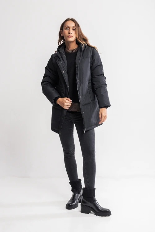 Campera parka Toscana Negro