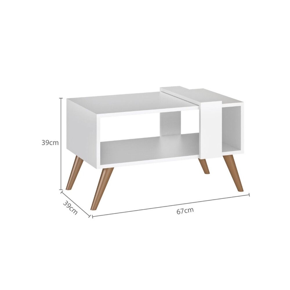 MESA RATONA - ESTILO MINIMALISTA BLANCO