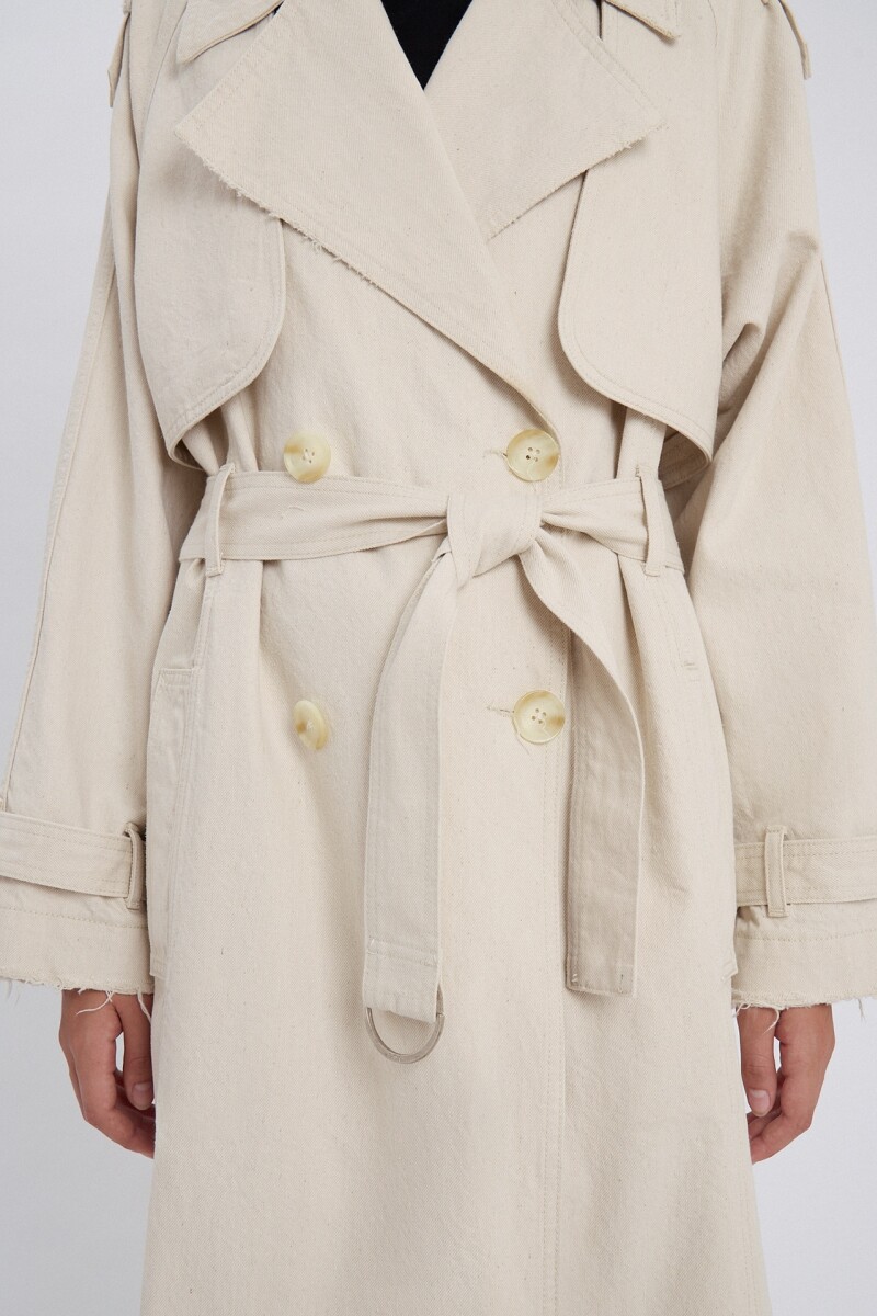 TRENCH SATURNO N Crudo
