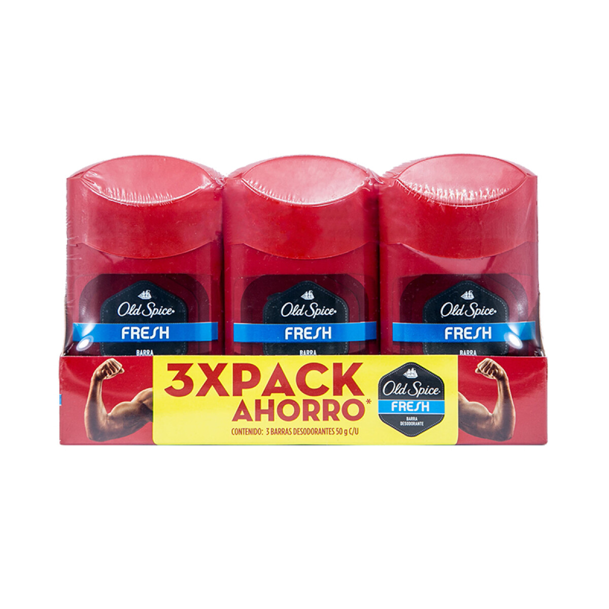 Pack 3 Desodorante En Barra OLD ESPICE Fresh 