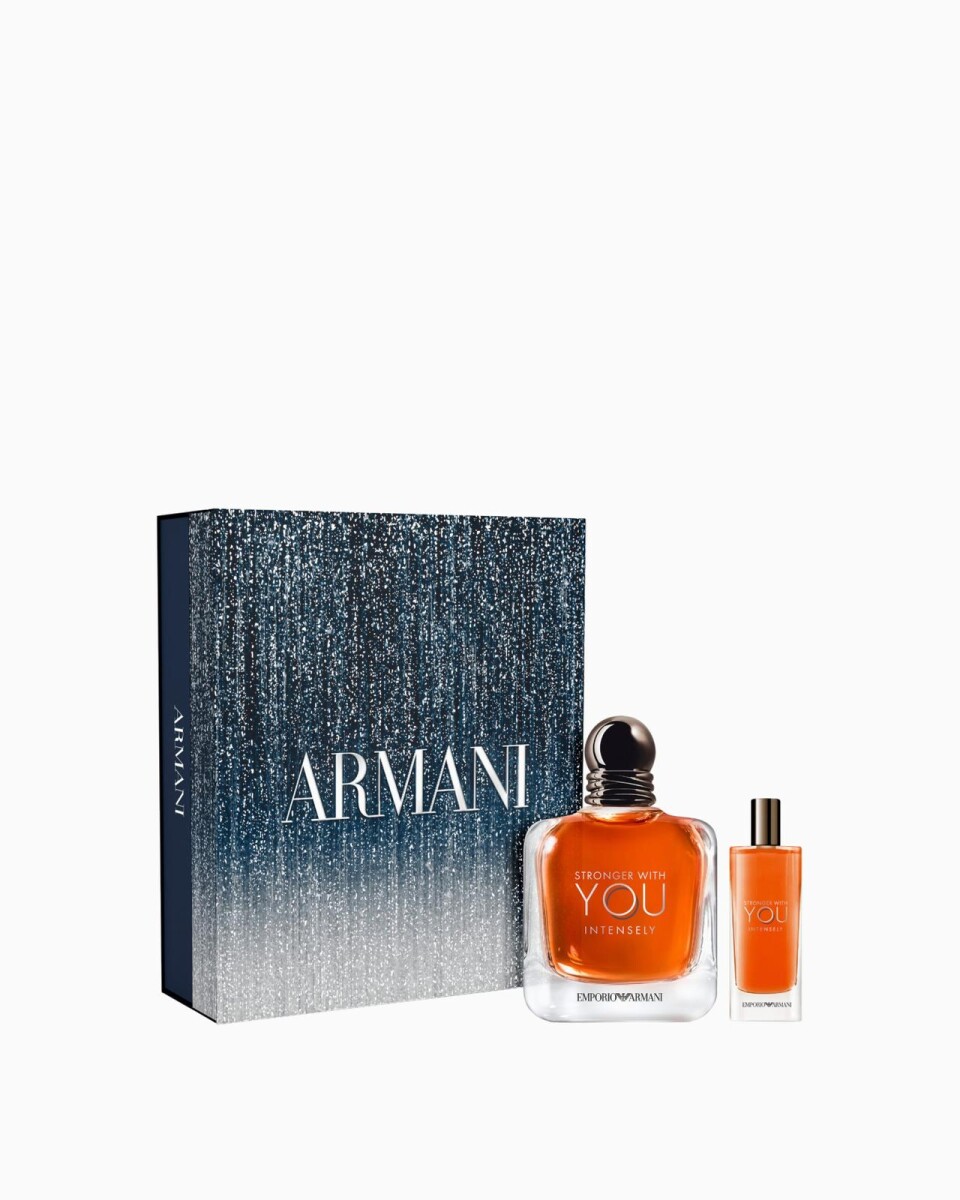 Armani Perfume Stronger With You He Intensely Men EDP 100 ml + 15 ml 