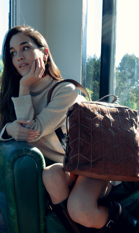 MOCHILA CANNES TABACO