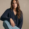 Imagen de Cardigan Texturado Lana - Azul Oscuro