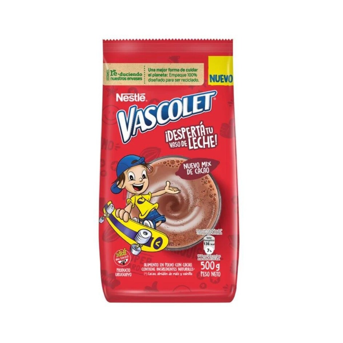 Cocoa en Polvo Nestlé Vascolet 500 gr 