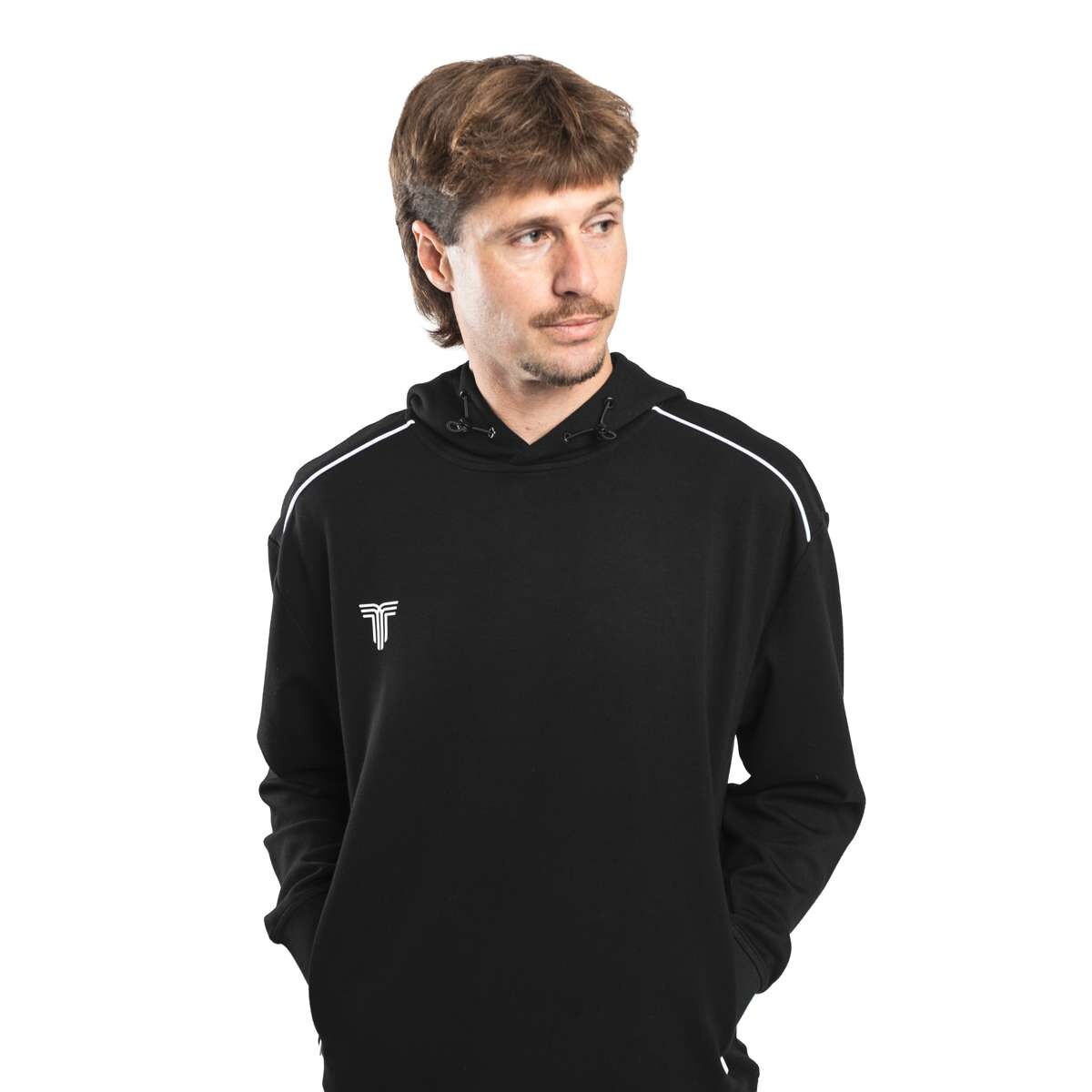 Abrigo Canguro Zipper Unisex - Negro 