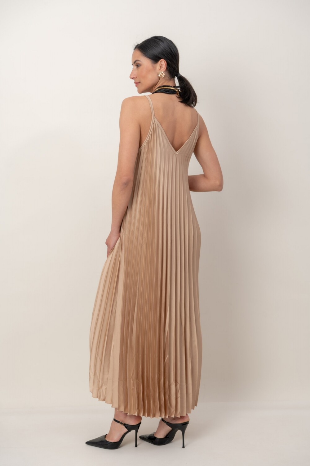 VESTIDO LLAMA Camel
