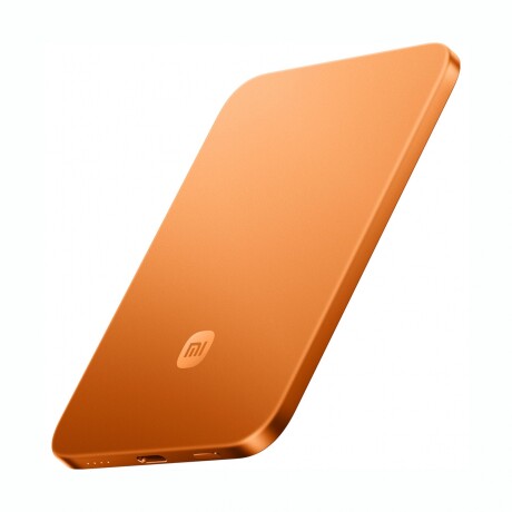 XIAOMI ULTRATHIN MAGNETIC POWER BANK 5000 15W Cargador Portátil XIAOMI Magnetic Power Bank Ultrathin 15W 5000 mAh - Orange