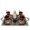 Set de té para cuatro personas VIP Rojo