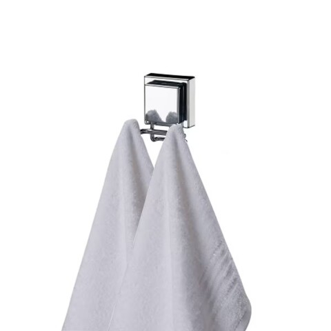 GANCHO DOBLE CON VENTOSA CUADRADO Gancho Doble Con Ventosa Cuadrado