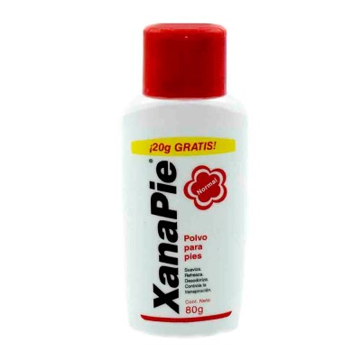 Talco Xanapie Normal Rojo 80 Grs. Talco Xanapie Normal Rojo 80 Grs.