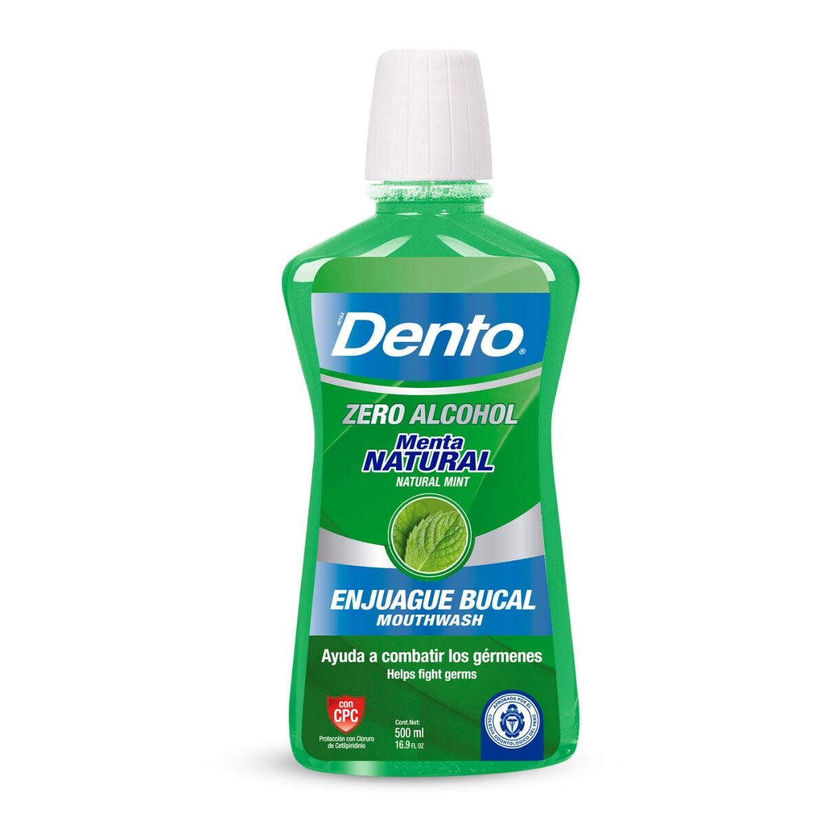 ENJUAGUE BUCAL DENTO 500 ML MENTA NATURAL 
