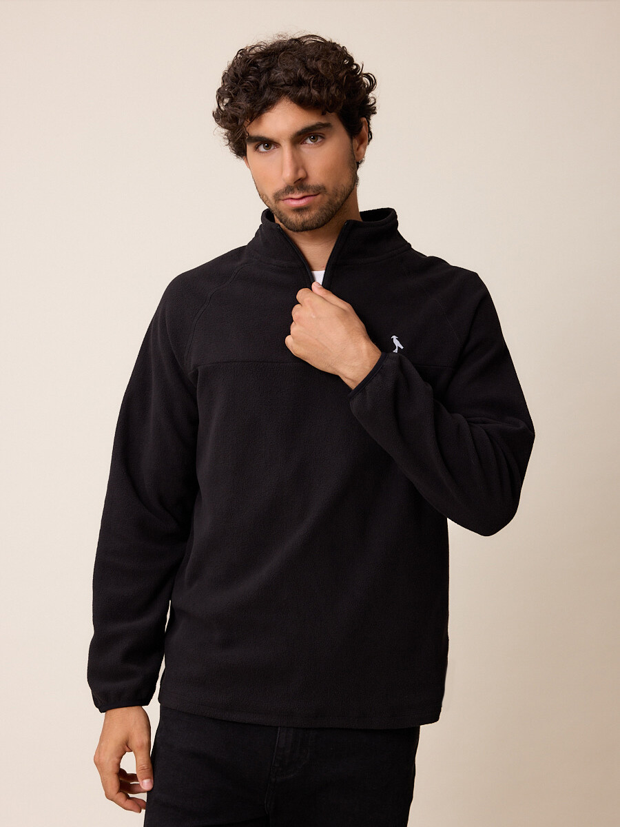 SWEATER M/C RANIM POLANCO - Negro 