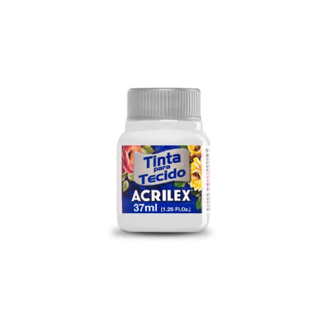 Pintura para Tela Acrilex Mate 37 ml (Tonos Blancos) 519 Blanco