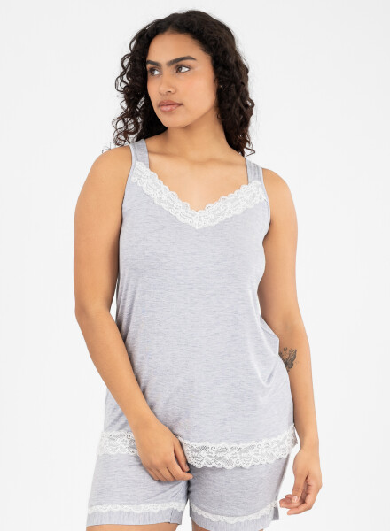 Solange pijama melange lt blue Celeste