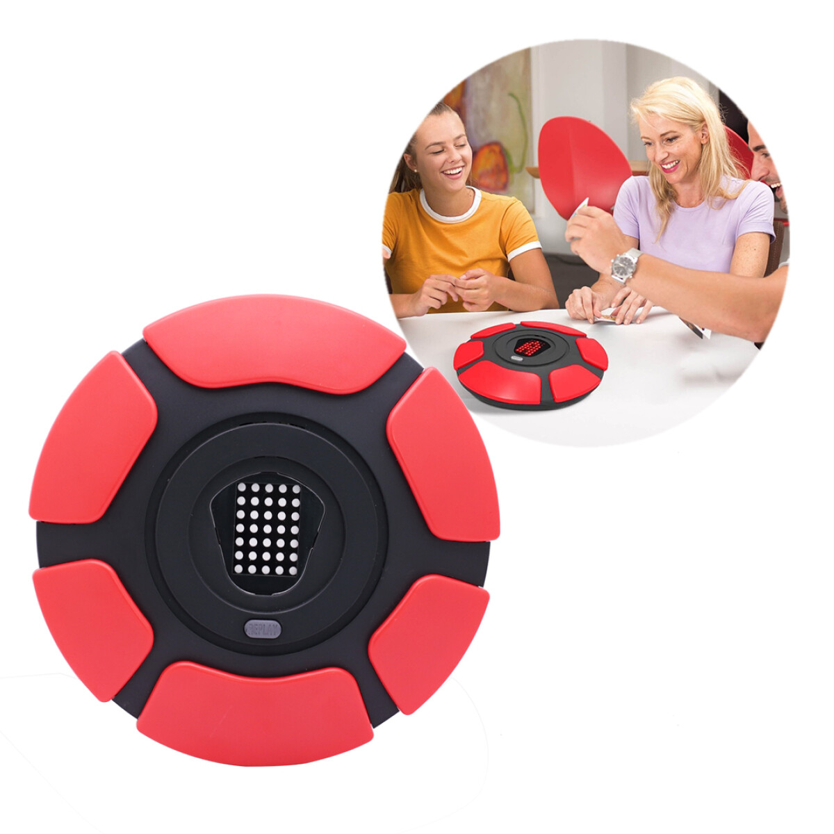 Juego de mesa basta 2.0 electrónico - NEGRO-ROJO 