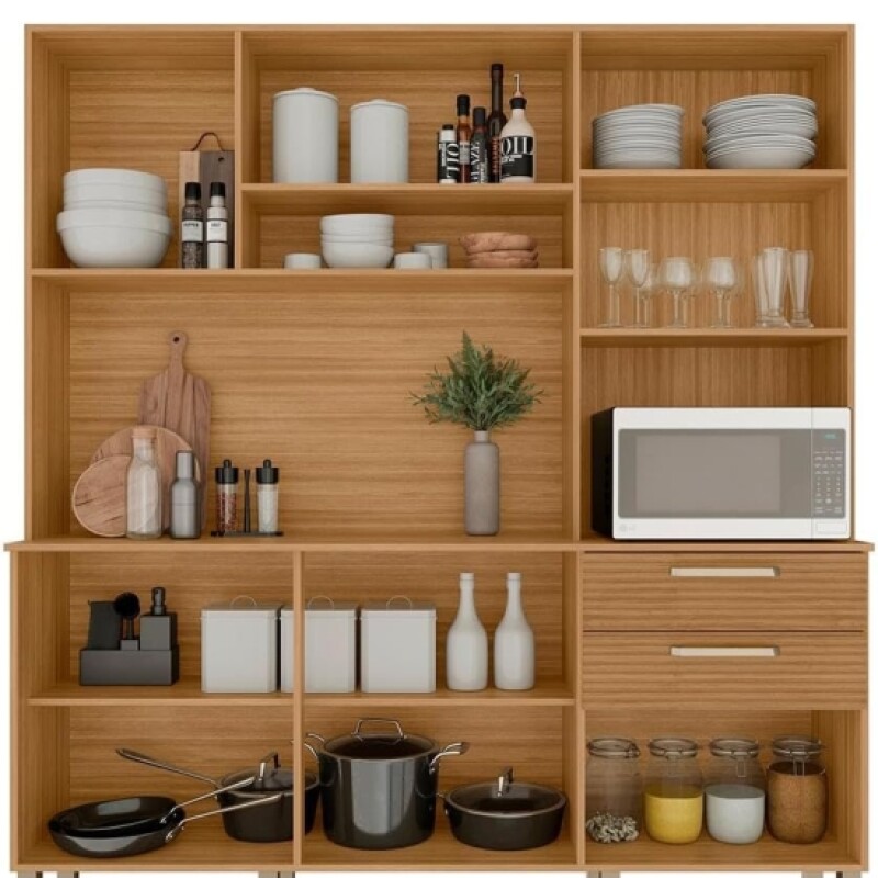 Kit De Cocina Ferrara Freijo Supremo Ripado 8978 Kit De Cocina Ferrara Freijo Supremo Ripado 8978