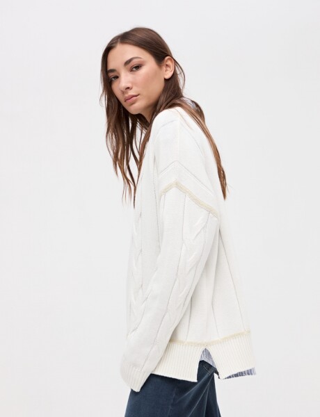 Buzo punto Rali Off white