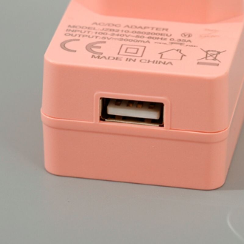 Cargador De Pared Usb 5v2a-jzb210-050200eu - Rosa Unica