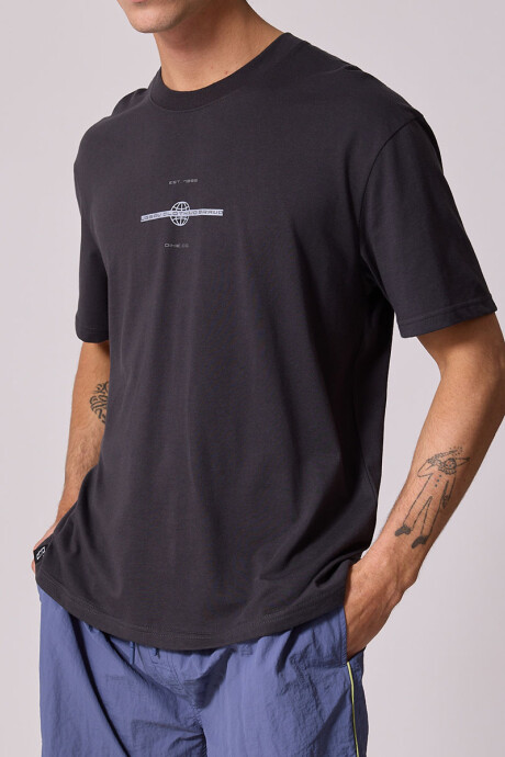 T-SHIRT BRAVI DIXIE Gris Oscuro