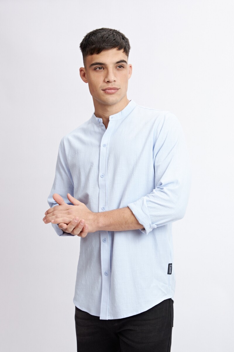 CAMISA BRIAN - CELESTE 