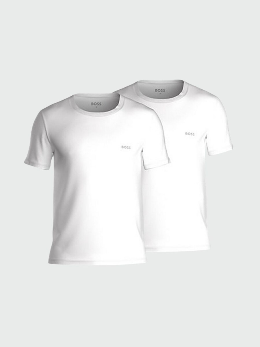 Hugo Boss -Pack de remeras de algodón, Comforts - Blanco 