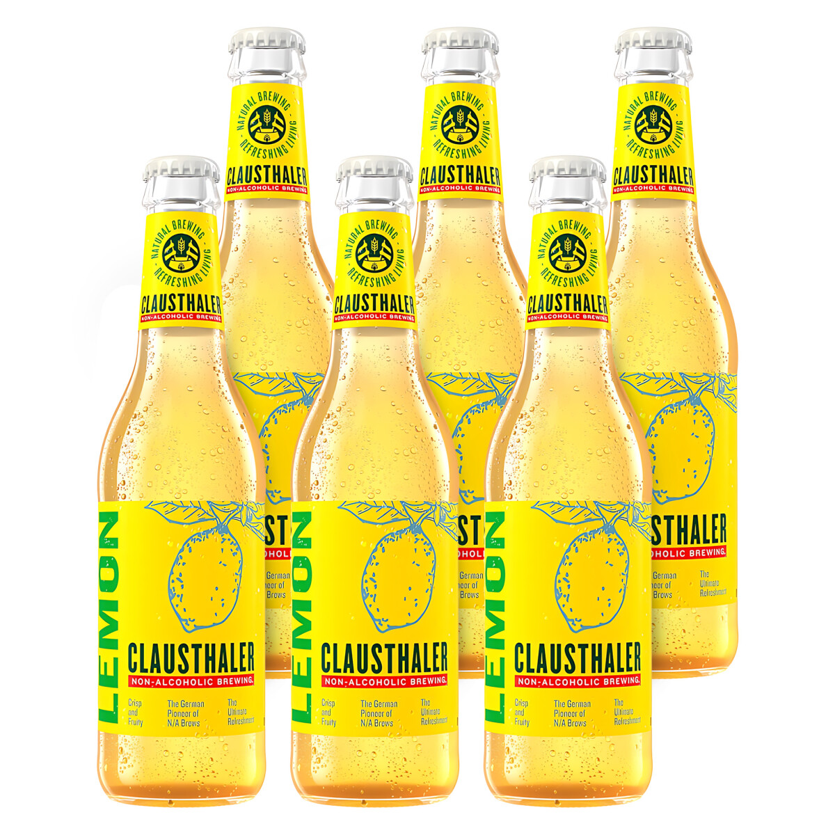 CERVEZA CLAUSTHALLER LIMON 500ML x6 unidades 