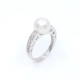 Anillo oro 18k blanco,brillantes y perla de cultivo 9,5mm Anillo oro 18k blanco,brillantes y perla de cultivo 9,5mm