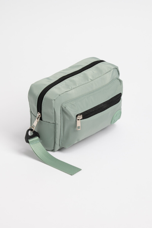 Necessaire con bolsillo Verde Seco