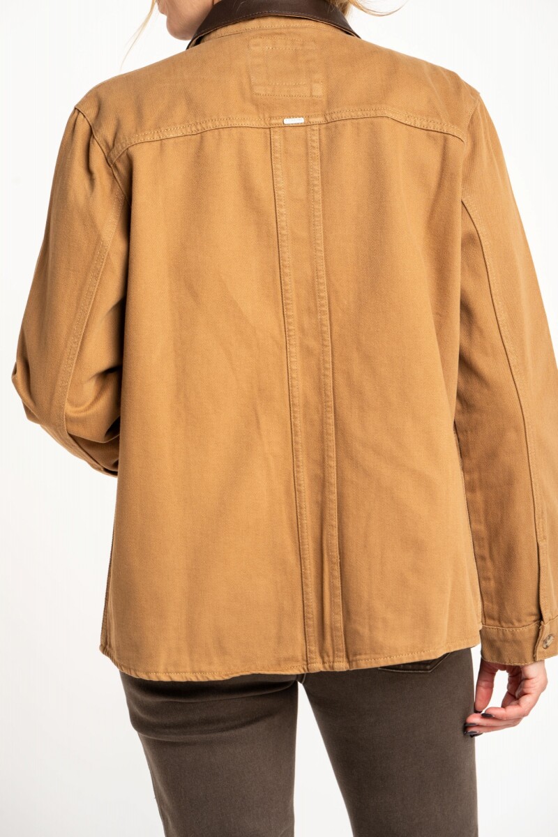Sobrecamisa Garment Dyed Camel