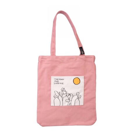 BOLSA DE TELA TELA ROSA TOTE A357