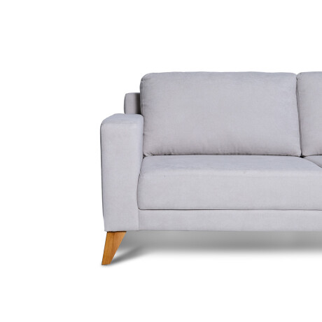 Rinconera Cagliari - Tela Microfibra - Chaise Derecho TC7214 (Hielo)