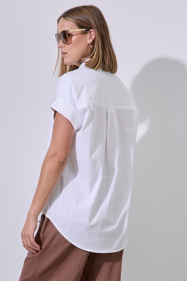 Camisa Algodon BLANCO