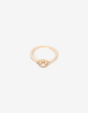 Anillos Chicos Lucky charm Anillo Chico Ojito Strass - Dorado