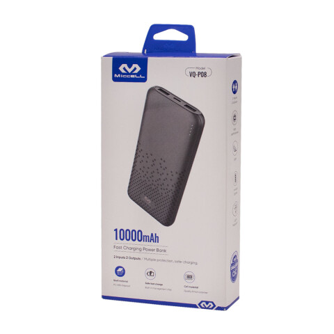 Power Bank Miccell P08 10000mah Negro Power Bank Miccell P08 10000mah Negro