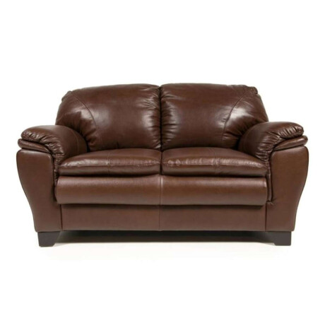 Sillon 100% Cuero 2 Cuerpos Monza Caramelo