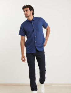 012583 CAMISA HARRY Azul Piedra