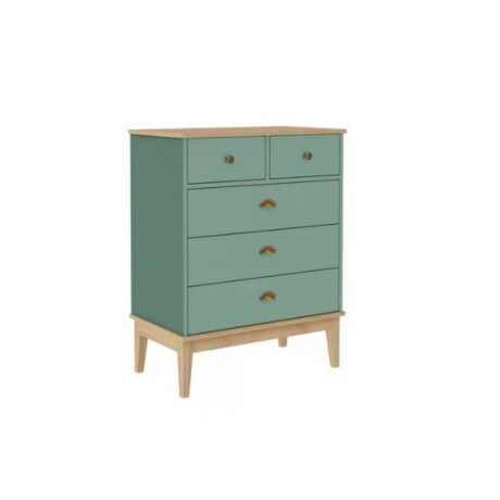 COMODA COLONIAL 70 X 90X 41 MIEL/VERDE OLIVA . COMODA COLONIAL 70 X 90X 41 MIEL/VERDE OLIVA .