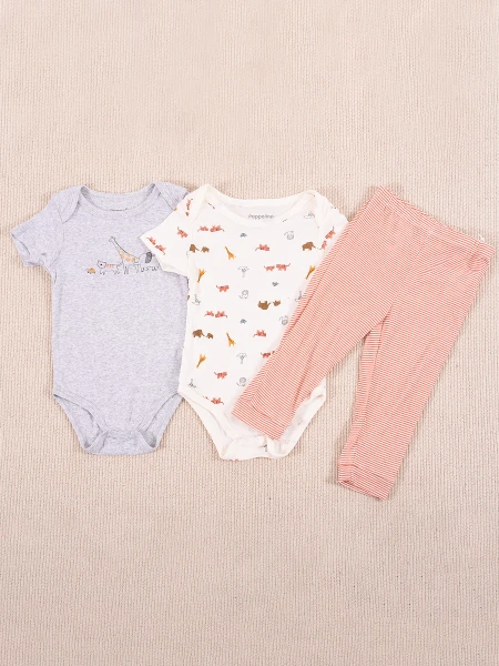BODIES + PANTALON CONJUNTO MULTICOLOR