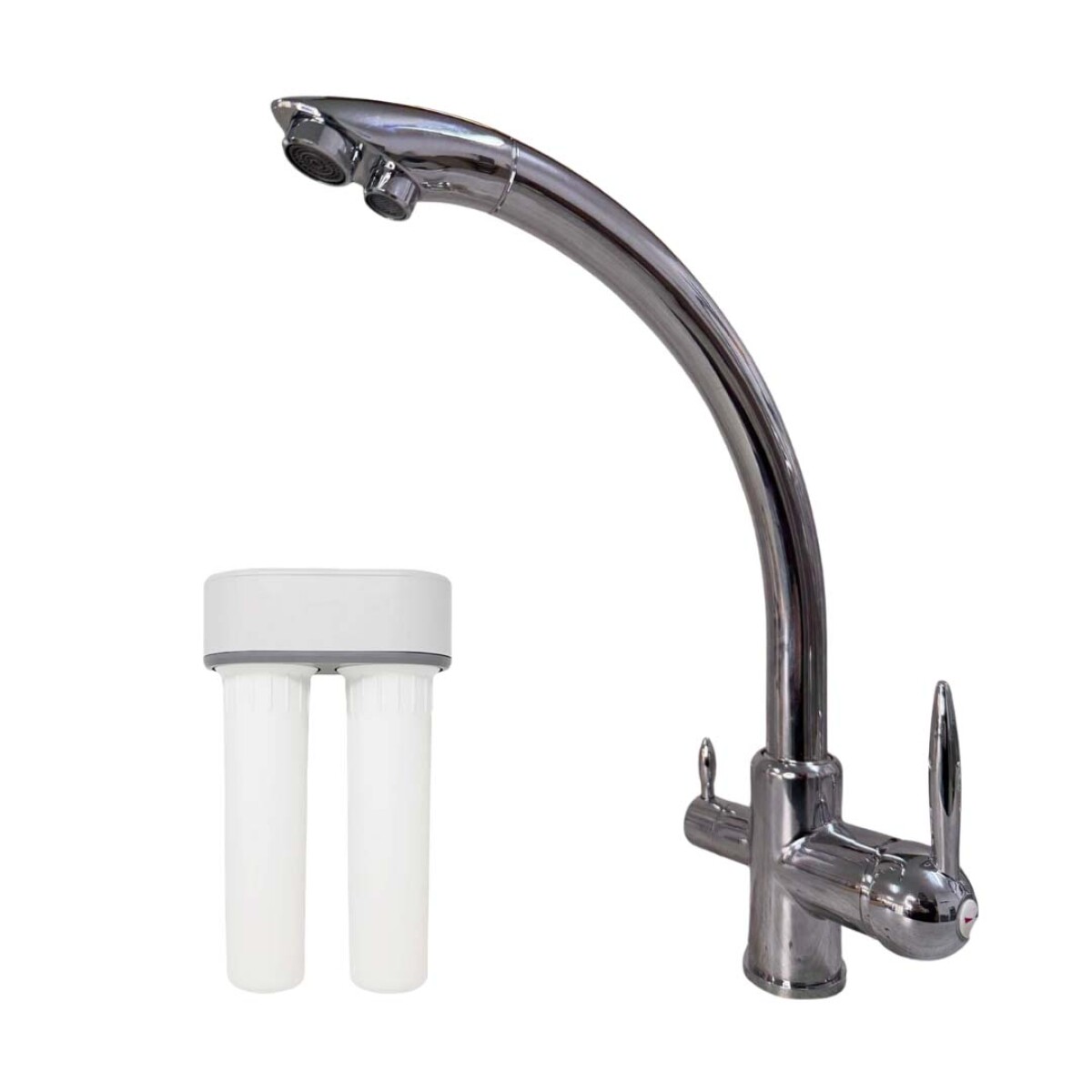 Grifo 3 VIAS Hook con Purificador Bajo Mesada - DUO 