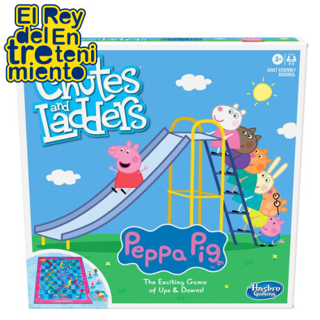 Juego de Mesa Peppa Pig Toboganes Y Escaleras Hasbro Juego de Mesa Peppa Pig Toboganes Y Escaleras Hasbro