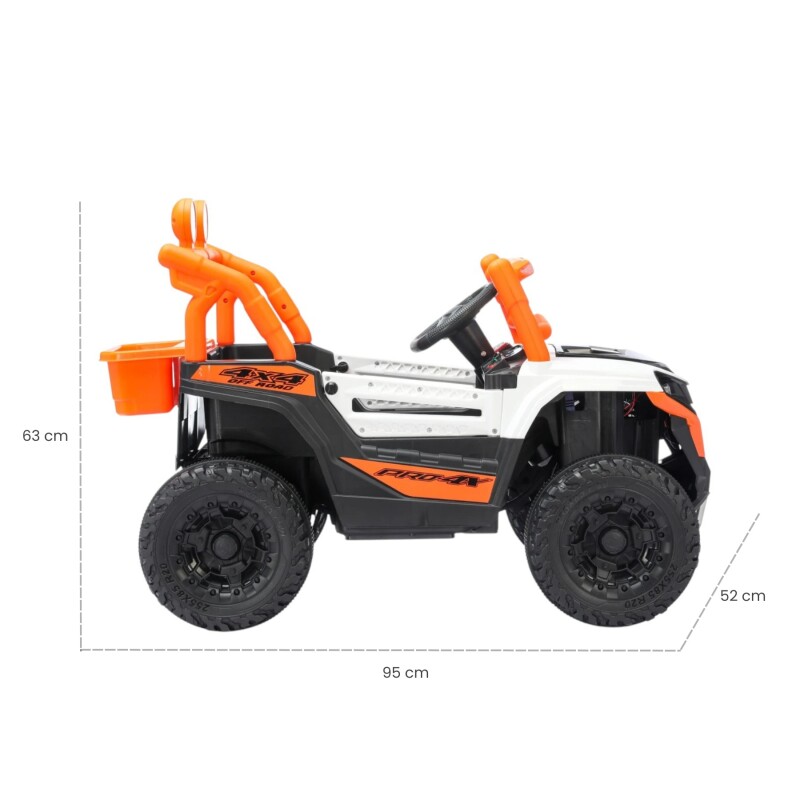 Auto Jeep a Batería 6 Volt UTV Bebesit Naranja Auto Jeep a Batería 6 Volt UTV Bebesit Naranja