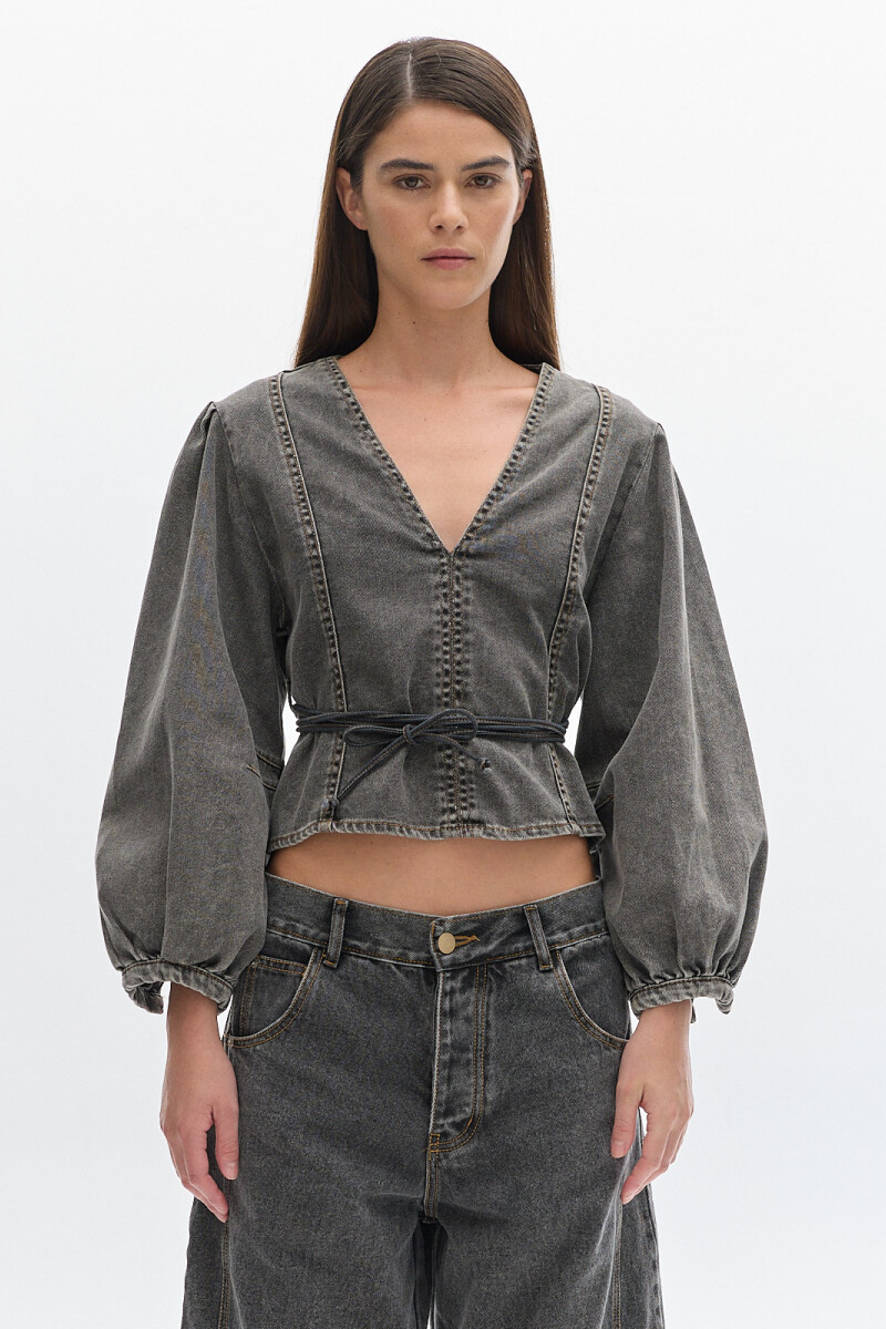 Blusa Holden Washed Stone