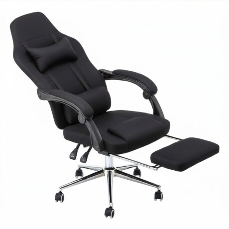 Silla Ejecutiva Ergonómica Lumax Modelo Wynn con Apoyapies Negro