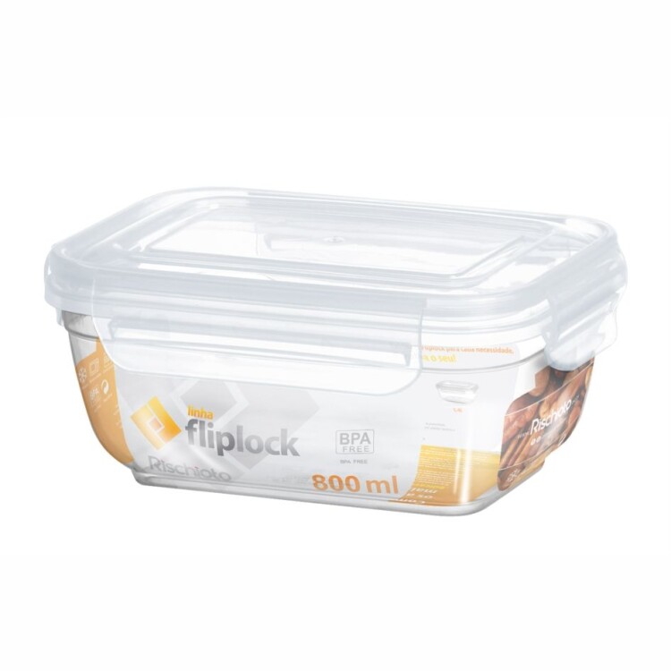 VIANDA RISCHIOTO RECT FLIPOCK 800ML VIANDA RISCHIOTO RECT FLIPOCK 800ML