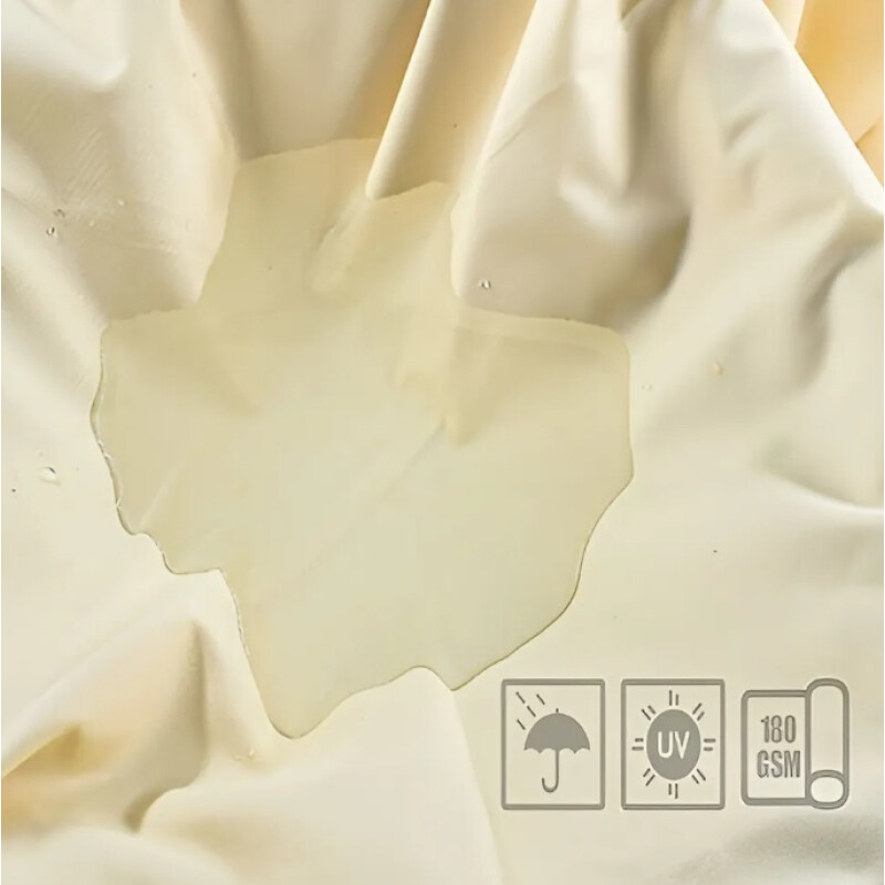 Malla Sombra Lona Toldo Cuadrada 3x3mts Exterior Jardín Beige