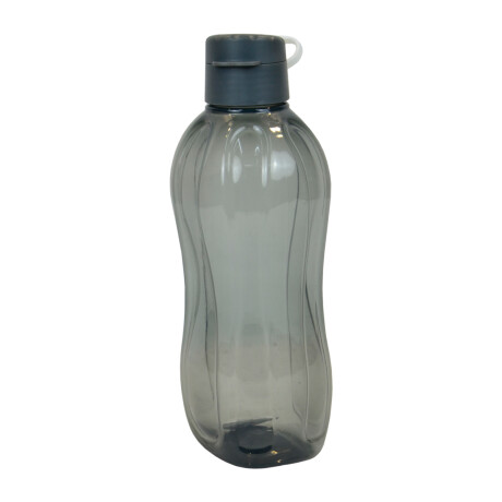 Botella caramañola plástica con tapón 1300 ml NEGRO