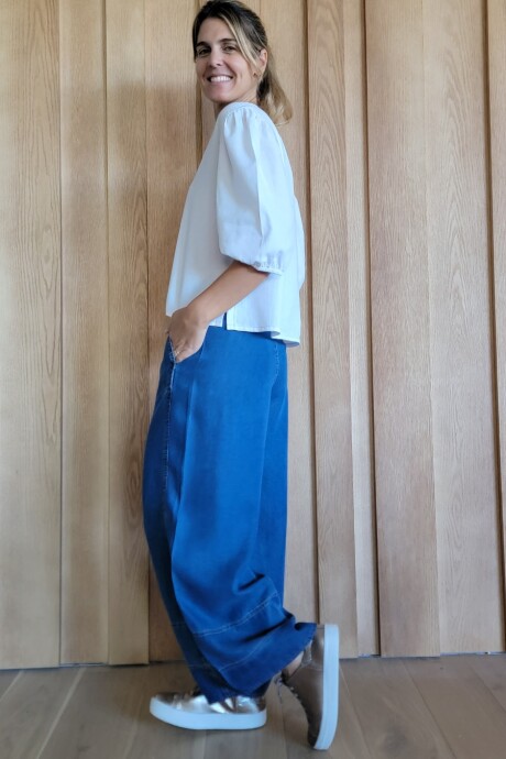 Pantalón Tomillo Denim Azul