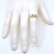 Anillo en oro 18k amarillo y 3 brillantes Anillo en oro 18k amarillo y 3 brillantes